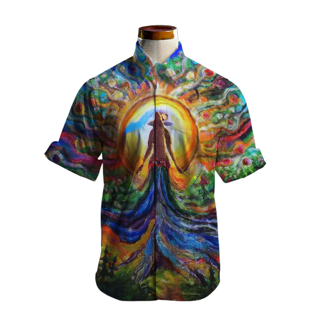 El elegido - Camisa 100% de seda - Manga corta