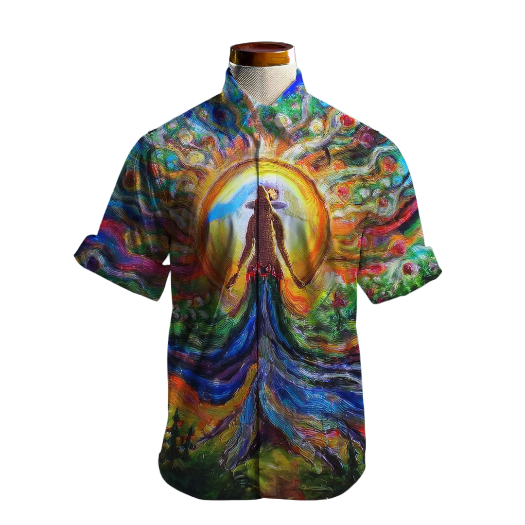 El elegido - Camisa 100% de seda - Manga corta