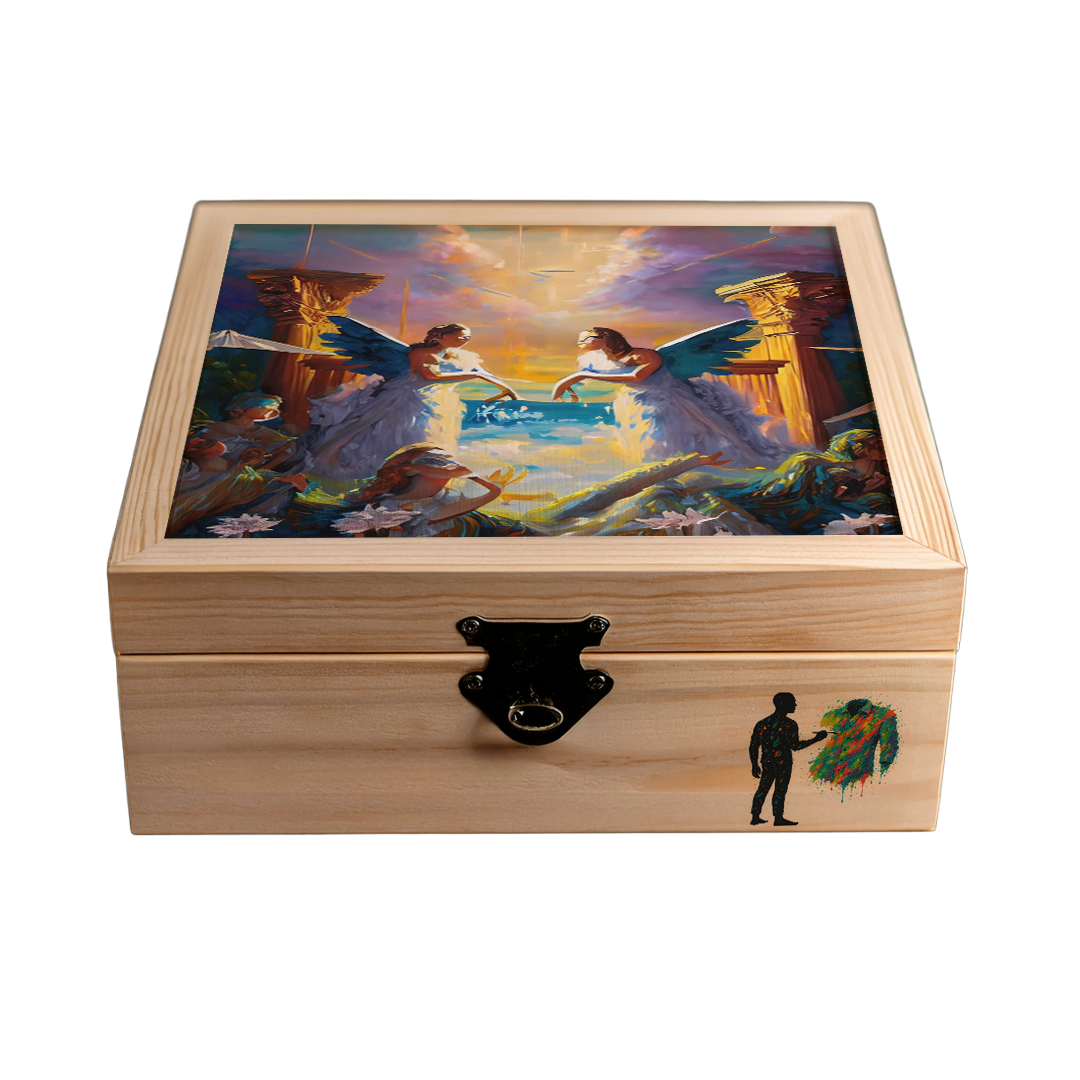 Bienvenido al cielo  - Camisa 100% de seda - Manga larga