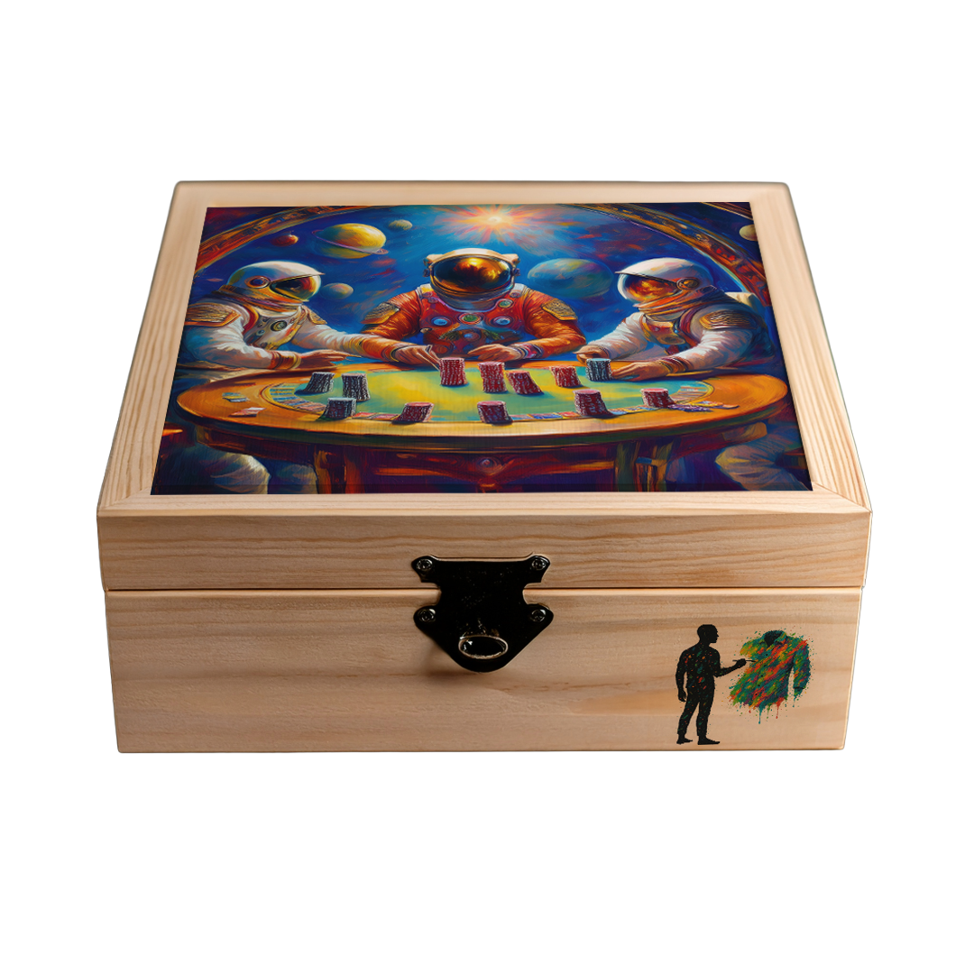 Juego de estrellas - Camisa 100% de seda - Manga larga