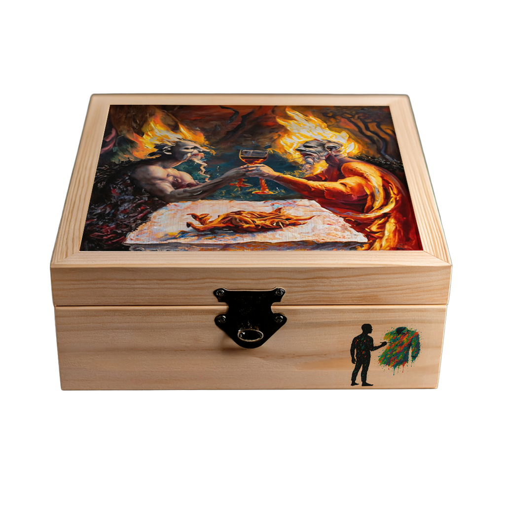 Brindis de fuego - Camisa 100% de seda - Manga corta