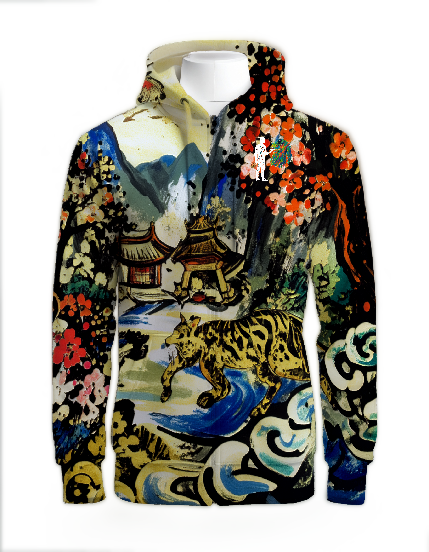 Un día en la aldea - Abrigo 100% de seda