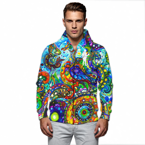 Ave de canto mudo - Abrigo 100% de seda